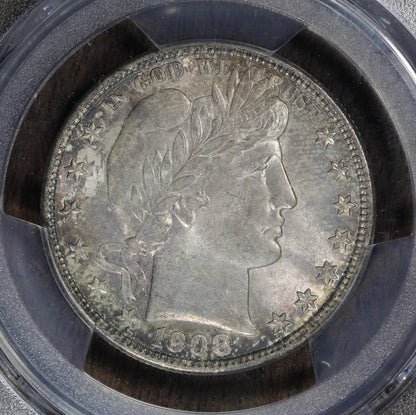 1908-D (MS65) Barber Half Dollar 50C PCGS - Gem Barber Half