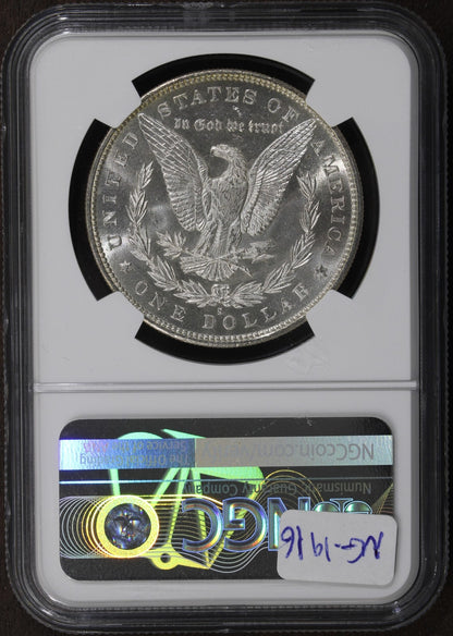 1879-S (MS66* STAR CAC) Morgan Silver Dollar $1 NGC - DMPL Obverse