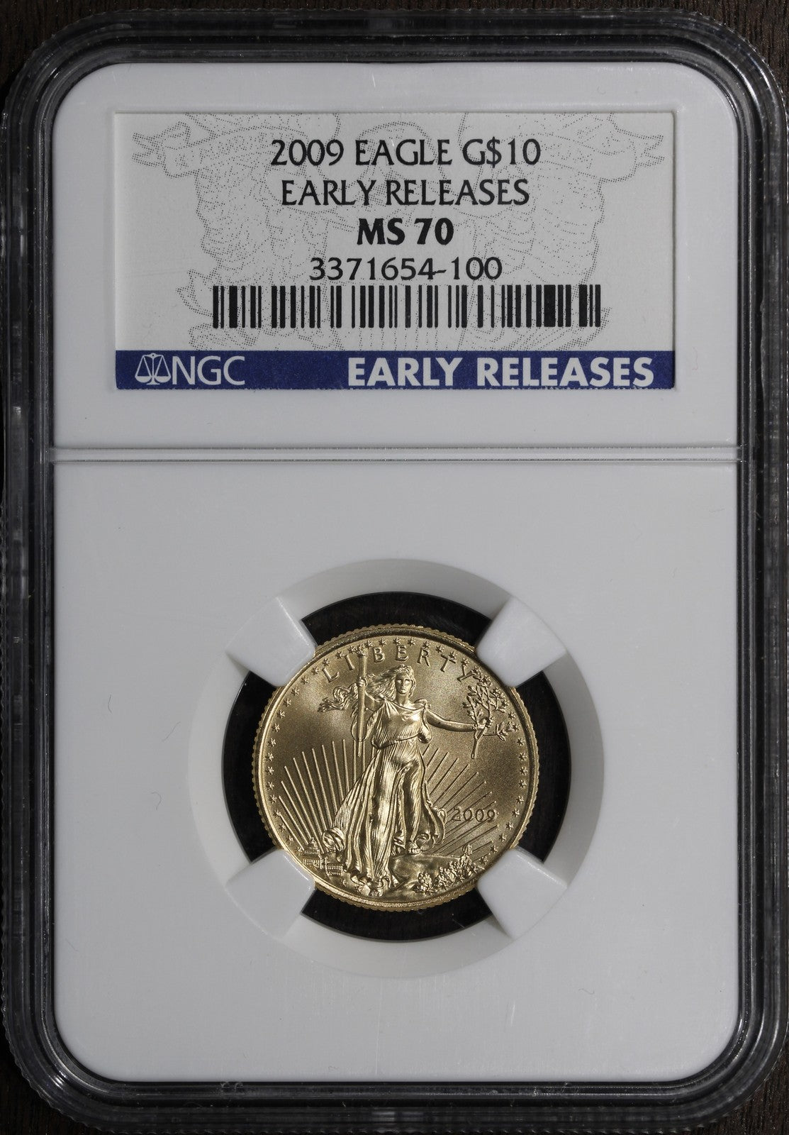 2009 (MS70) 1/4 oz American Gold Eagle G$10 AGE NGC - Early Releases