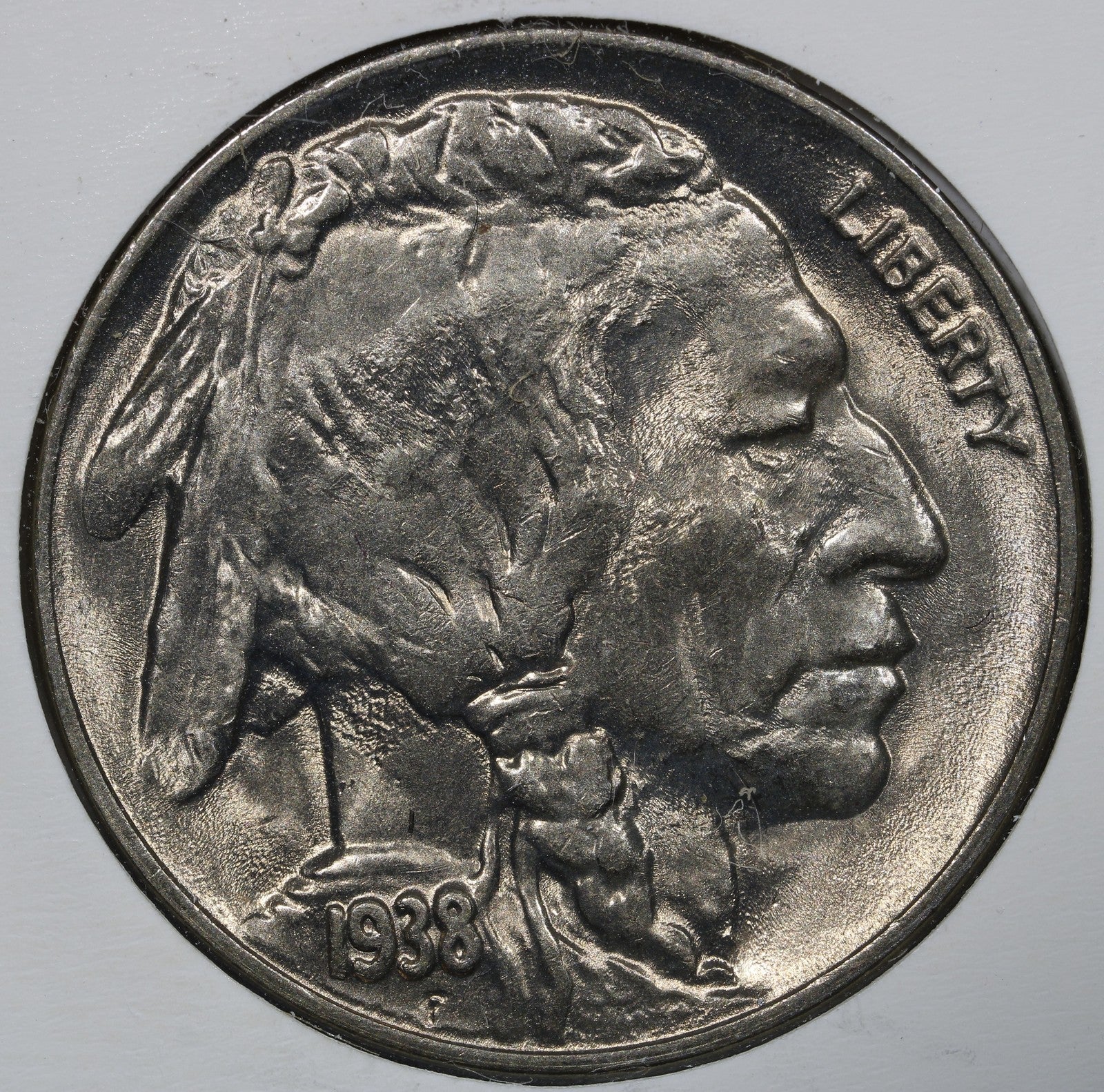 1938-D Buffalo Nickel 5C - BU Uncirculated