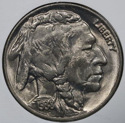 1938-D Buffalo Nickel 5C - BU Uncirculated