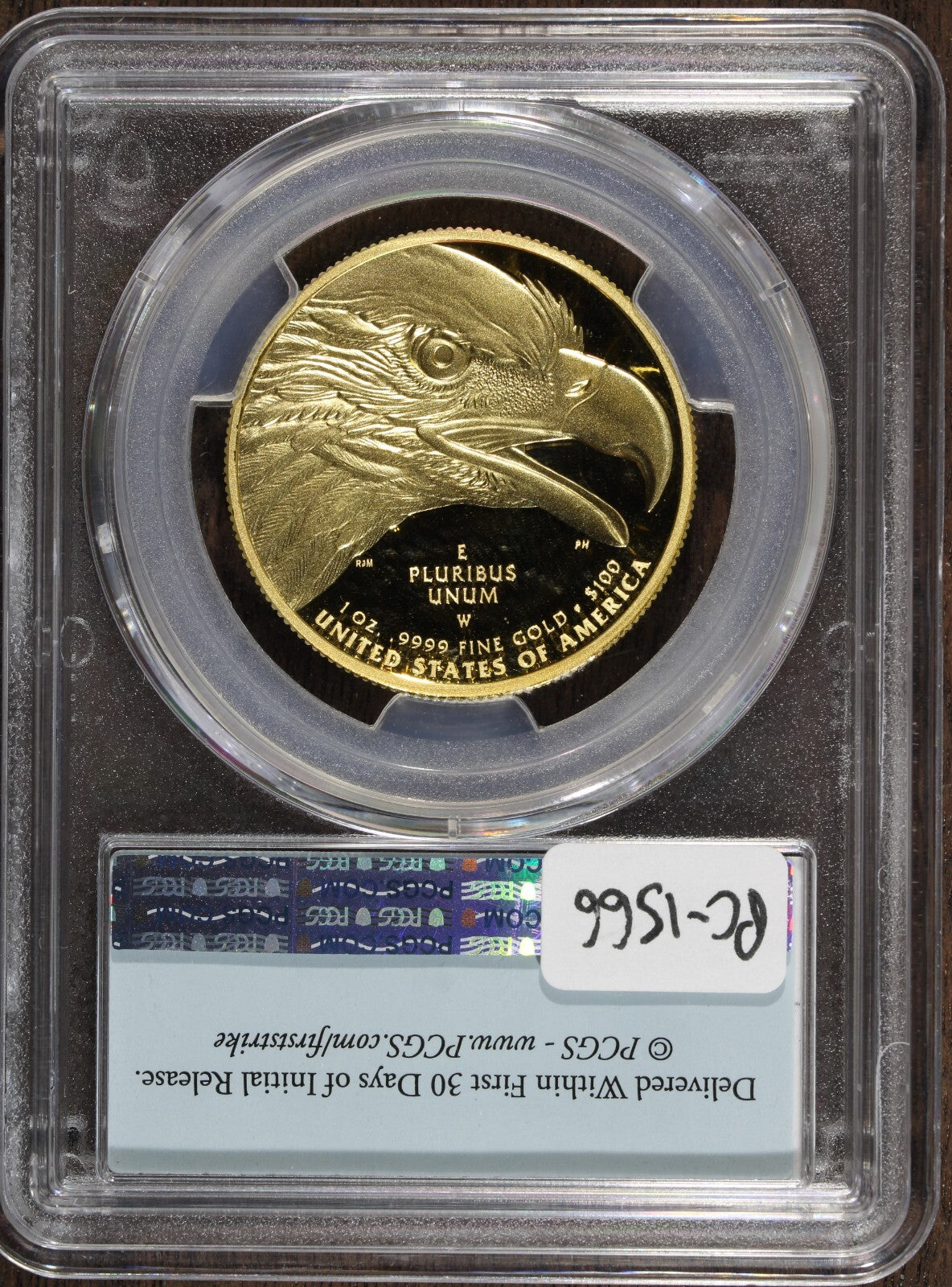 2021-W (PR70) 1 oz High Relief Proof Gold American Liberty $100 PCGS FS - Bronco