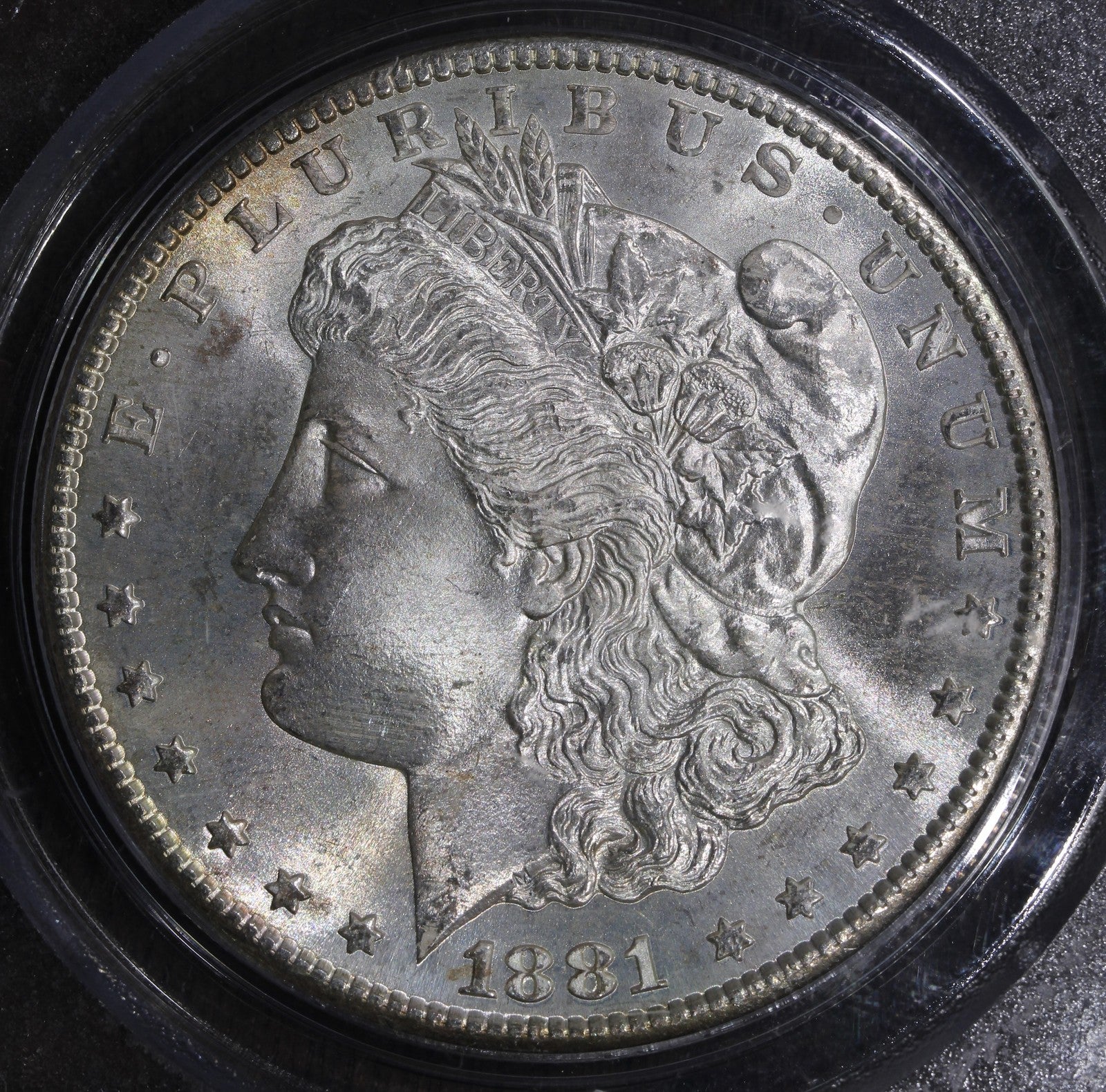 1881-S (MS65 Gold CAC) Morgan Silver Dollar $1 PCGS OGH - Undergraded