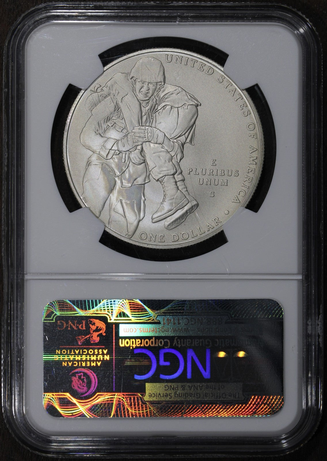 2011-S (MS70) Medal of Honor Silver Dollar $1 NGC