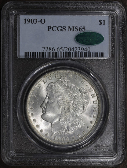 1903-O (MS65 CAC) Morgan Silver Dollar $1 PCGS - KEY Date