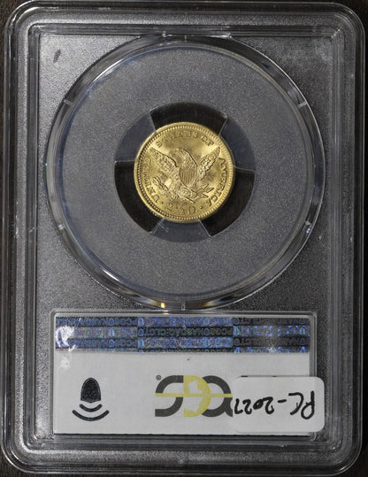 1903 (MS64 CAC) Liberty Head Gold Quarter Eagle $2.50 PCGS