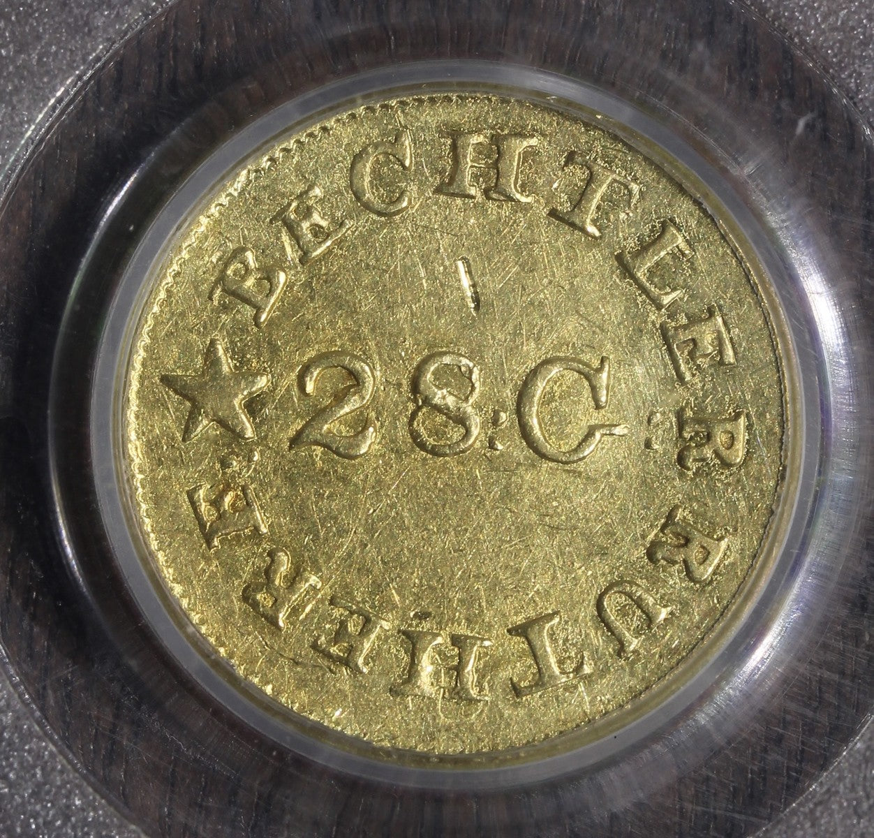 C. Betchler (XF45) Gold Dollar G$1 PCGS OGH - Reversed N