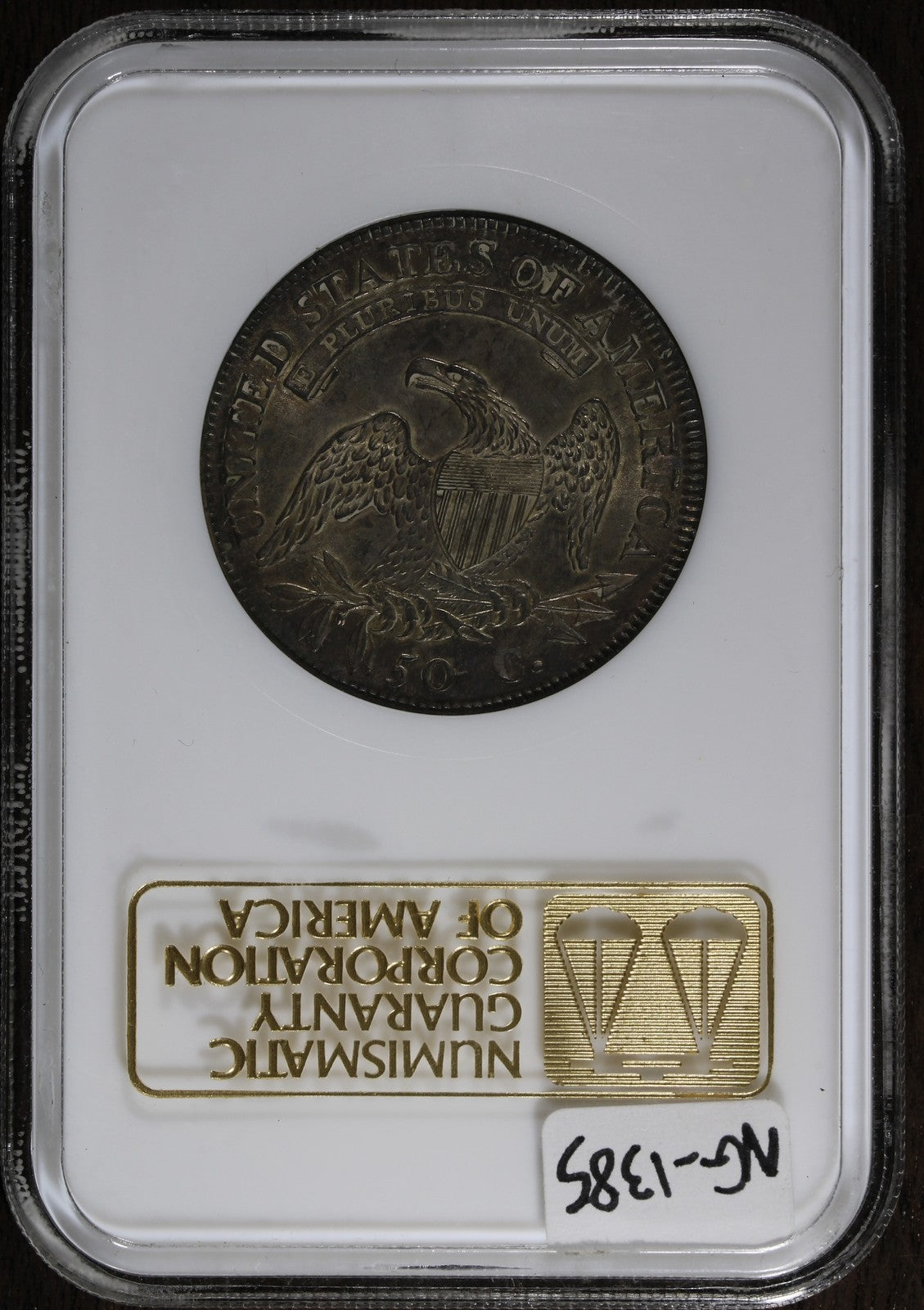 1811 (MS64) Capped Bust Half Dollar (Large 8) 50C NGC Fatty - Overton 103