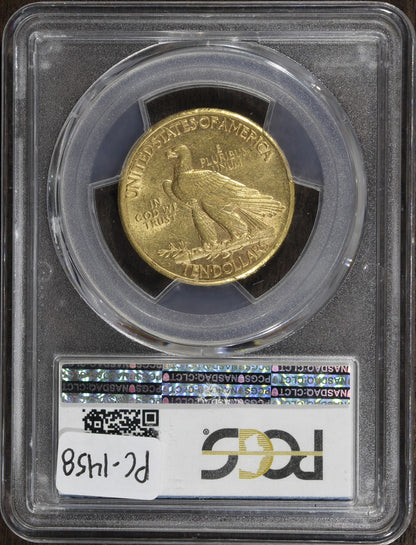1911-D (AU58 CAC) Indian Gold Eagle $10 PCGS - Better Date