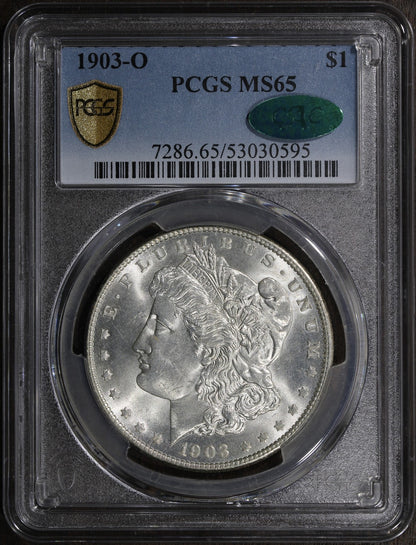 1903-O (MS65 CAC) Morgan Silver Dollar $1 PCGS - KEY DATE