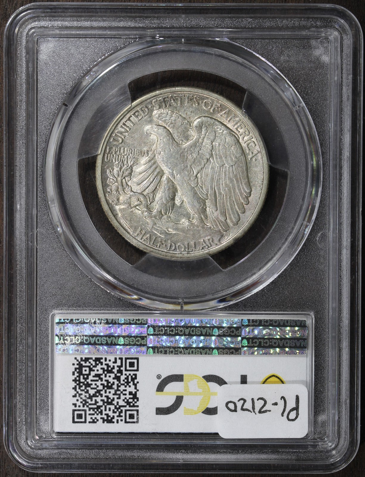 1917-D (AU55 CAC) Walking Liberty Half Dollar 50C PCGS - Obverse Mintmark