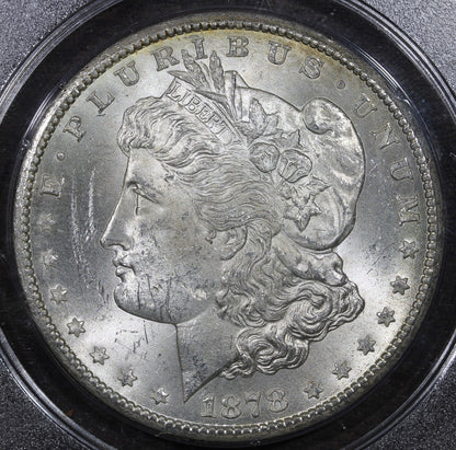 1878-CC (MS60) Morgan Silver Dollar $1 PCGS OGH Rattler - Carson City