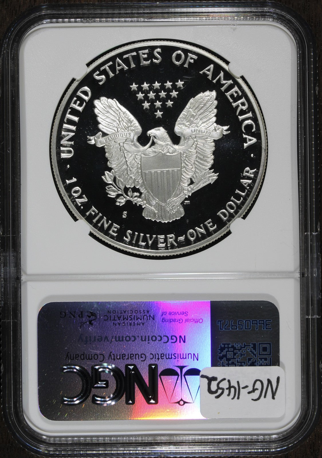 1992-S (PF70 Ultra Cameo) 1 oz Proof American Silver Eagle $1 NGC