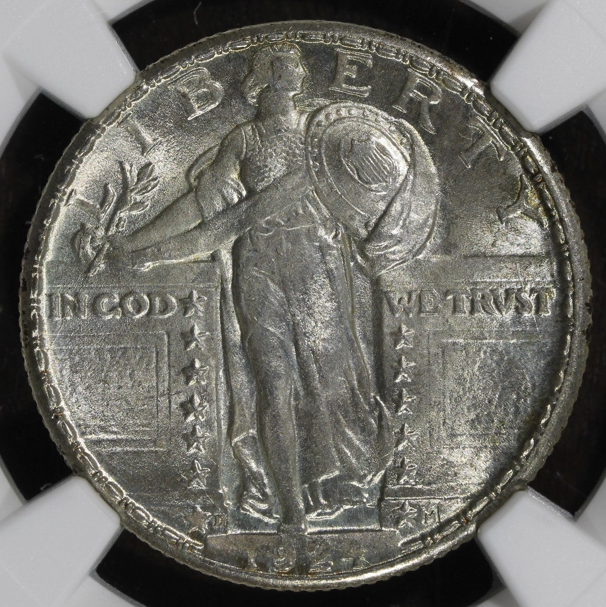 1924-D (MS66+ PLUS CAC) Standing Liberty Quarter 25C SLQ NGC