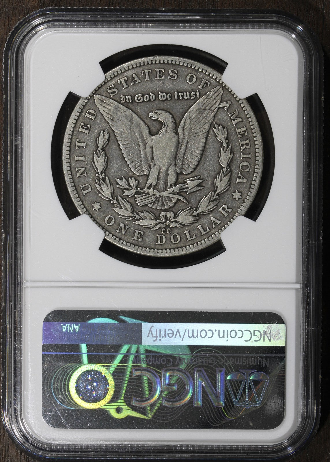 1879-CC (F15) Morgan Silver Dollar $1 NGC - Capped Die