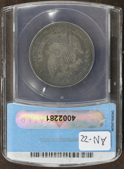 1821 (F12) Capped Bust Half Dollar 50C ANACS - Great Type Coin
