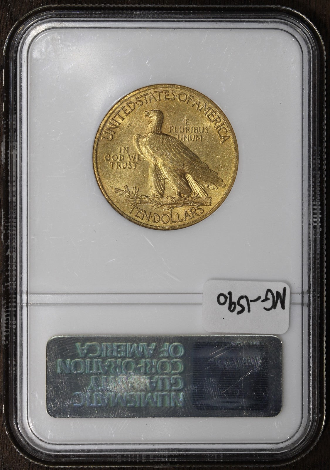 1908 (MS61 CAC) Indian Head Gold Eagle $10 NGC - With Motto