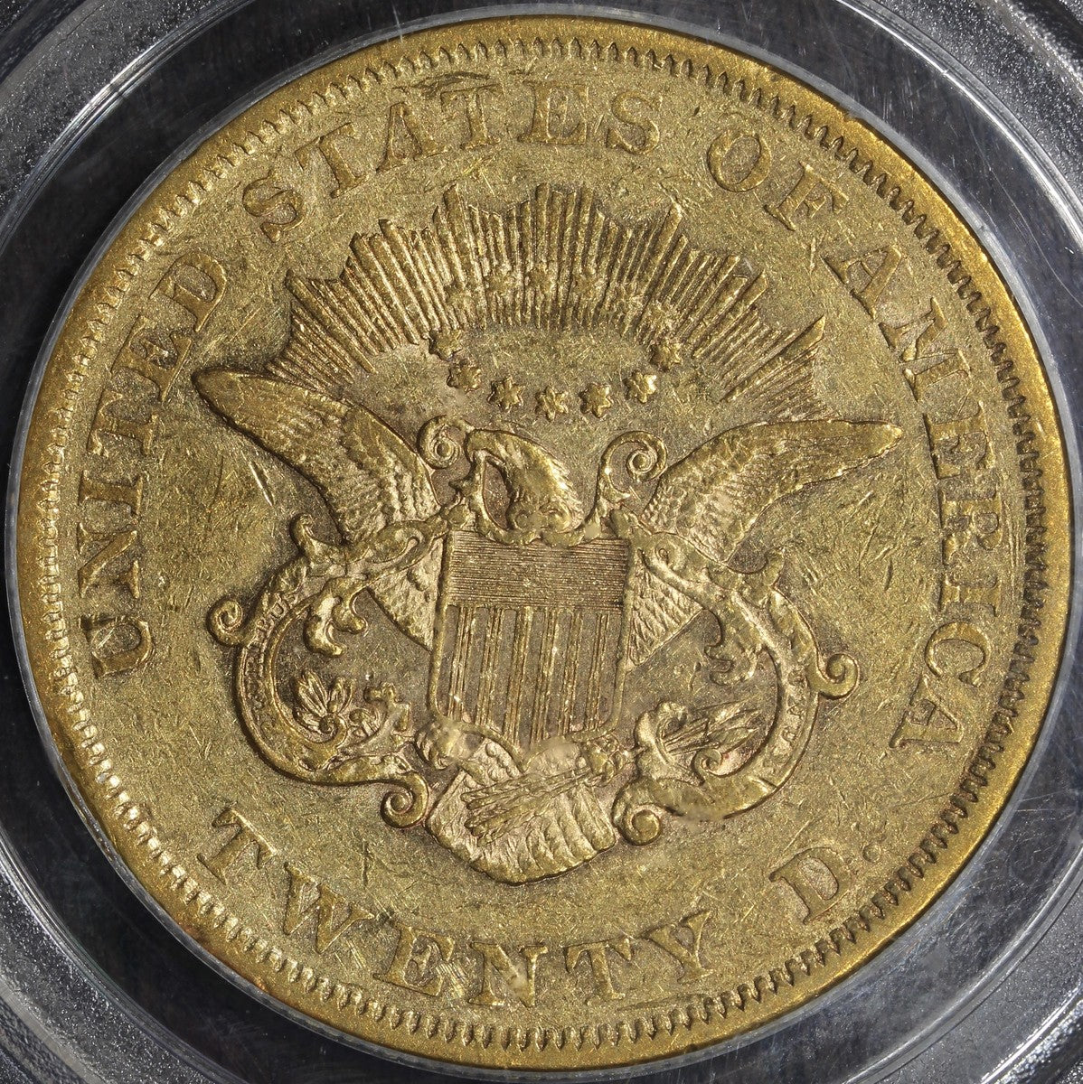 1859 (XF45) Liberty Head Gold Double Eagle $20 PCGS - Type 1 $20
