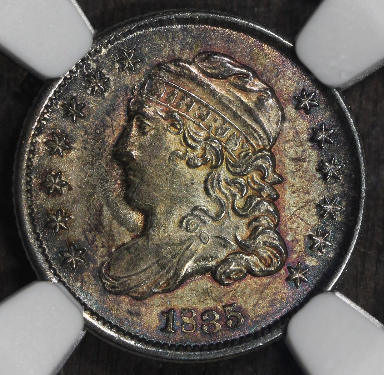 1835 (MS66) Capped Bust Half Dime H10C NGC