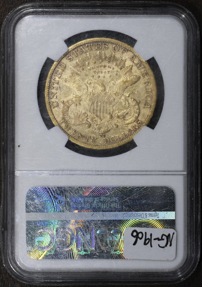 1884-CC (XF45) Liberty Head Gold Double Eagle $20 NGC - Carson City Gold