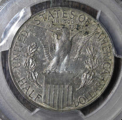 1915-S (MS63) Panama Pacific Commemorative Silver Half Dollar 50C PCGS - Toned