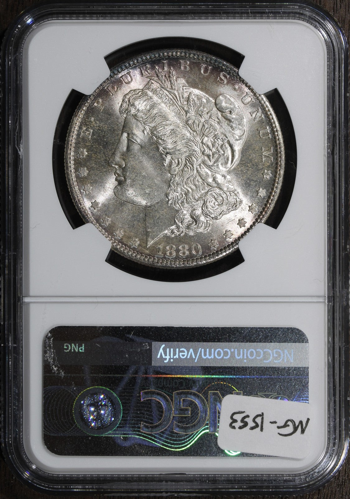 1880-S (MS67+) Morgan Silver Dollar $1 NGC - Stunning Reverse