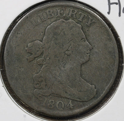 1804 Draped Bust Half Cent 1/2C - G Good