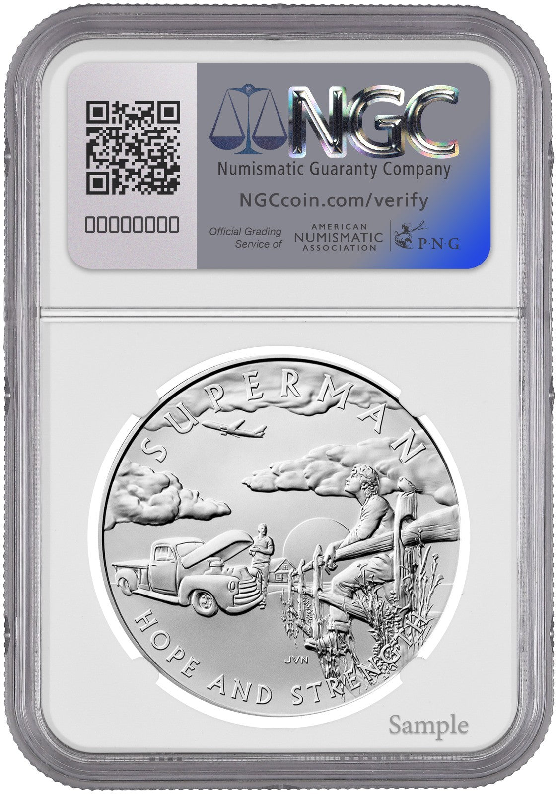 2025 (MS70) 1 oz Superman Silver Medal NGC ER - US Mint DC Comics
