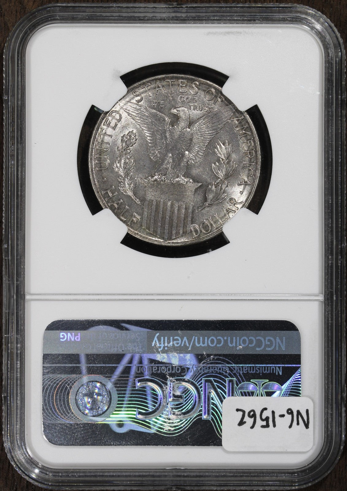 1915-S (MS64) Panama Pacific Commemorative Silver Half Dollar 50C NGC