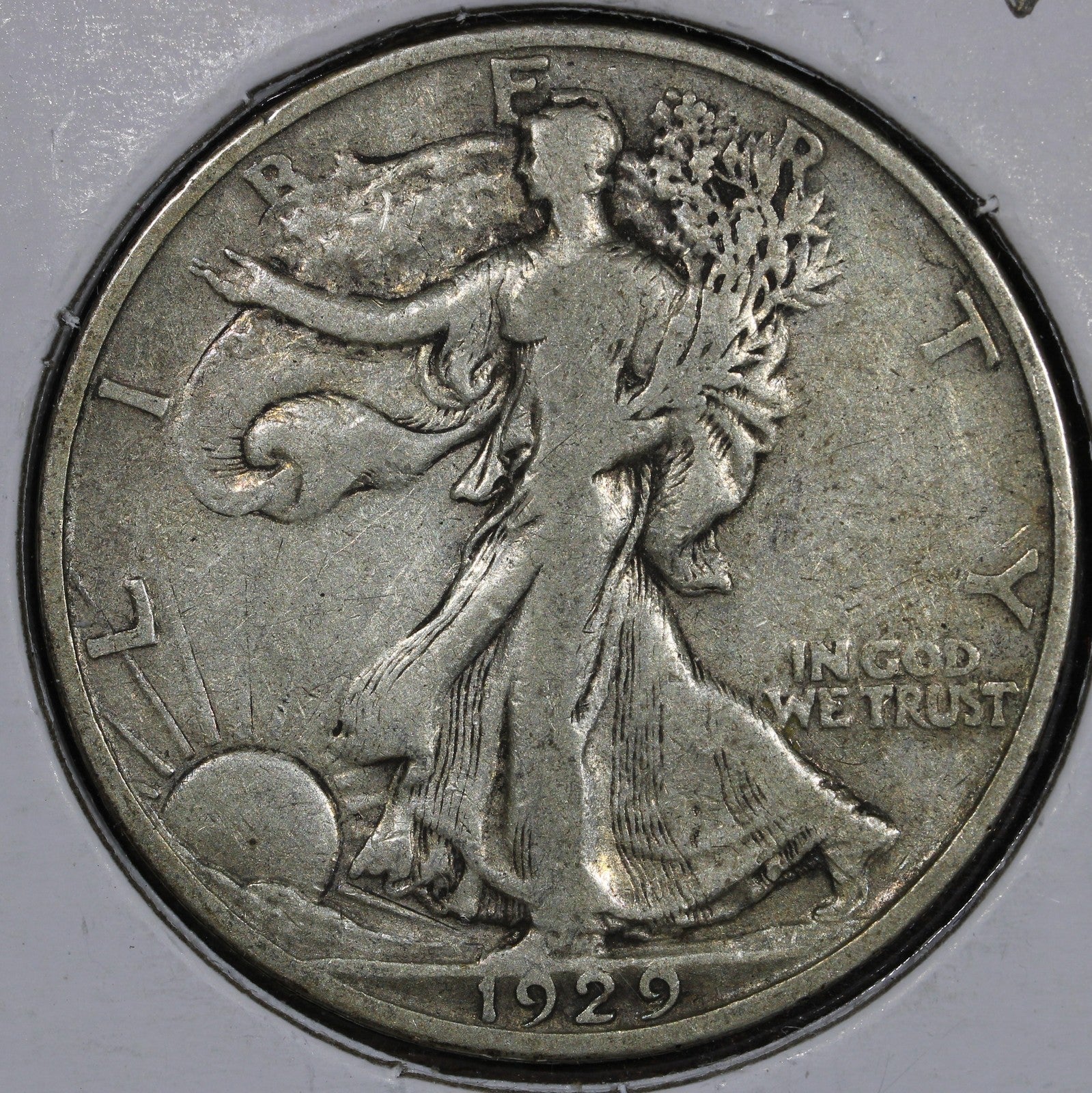 1929-S Walking Liberty Half Dollar 50C VF - Nice