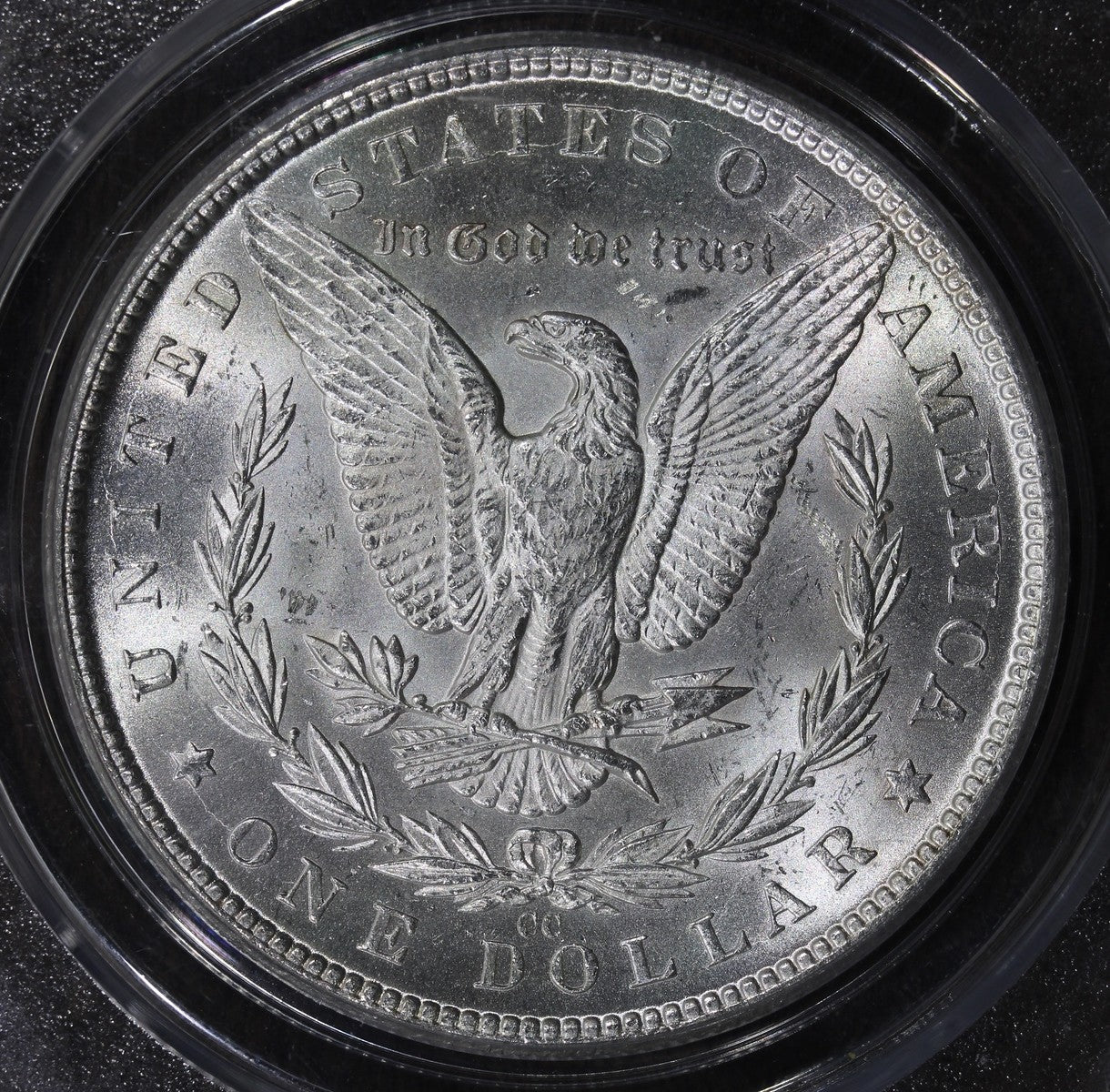 1884-CC (MS62 CAC) Morgan Silver Dollar $1 PCGS OGH - Blast White