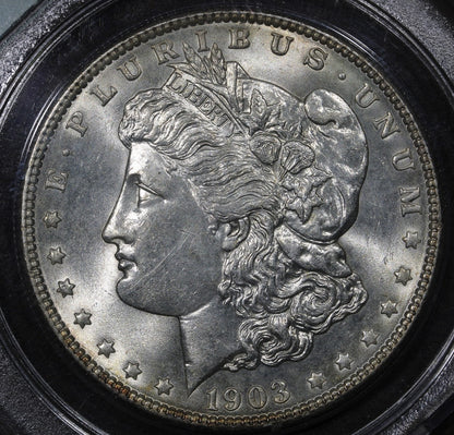 1903 (MS63 CAC) Morgan Silver Dollar $1 PCGS Rattler - Better Date