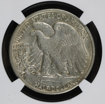 1923-S (AU53 CAC) Walking Liberty Half Dollar 50C NGC - Original Better Date