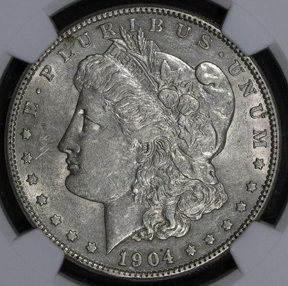 1904-S (AU53) Morgan Silver Dollar $1 NGC - KEY Date