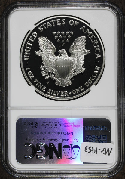 1998 (PF70 Ultra Cameo) 1 oz Proof American Silver Eagle $1 NGC