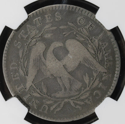 1795 (F12) Flowing Hair Half Dollar 50C NGC - Overton 107A