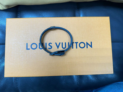 LOUIS VUITTON - Men's "Loop It" Bracelet - Monogram Eclipse