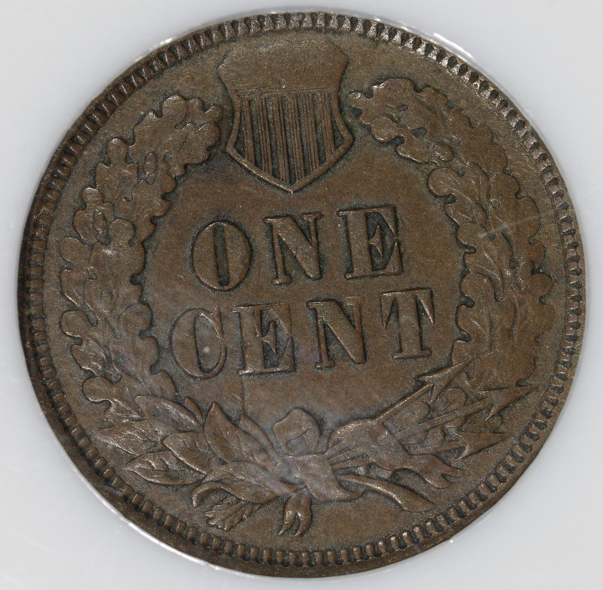 1872 (AU50 BN) Indian Head Cent 1C IHC NGC - Rare Date!