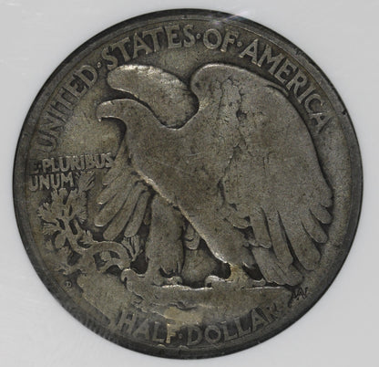 1921-D (G6 CAC) Walking Liberty Half Dollar 50C NGC - KEY DATE