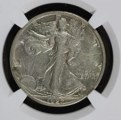 1923-S (AU53 CAC) Walking Liberty Half Dollar 50C NGC - Original Better Date