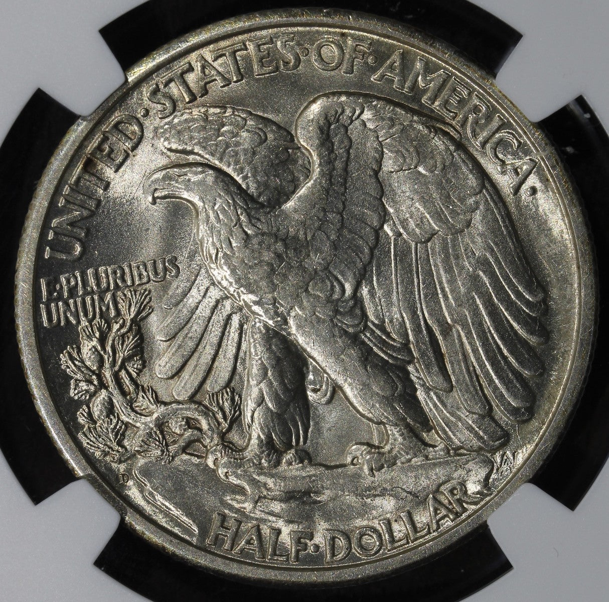 1929-D (AU58 CAC) Walking Liberty Half Dollar 50C NGC - KEY DATE