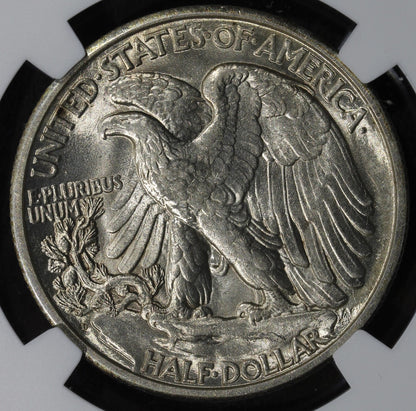 1929-D (AU58 CAC) Walking Liberty Half Dollar 50C NGC - KEY DATE