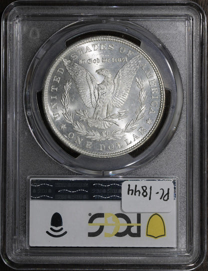 1878 7TF (MS63 CAC) Morgan Silver Dollar $1 PCGS - Reverse of 1879, Rev 79