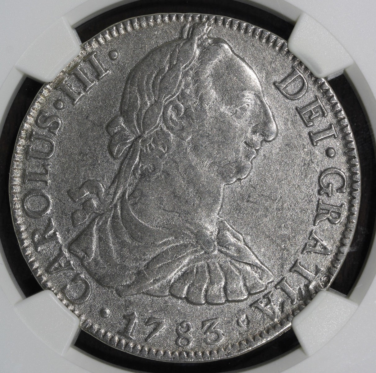 1783-Mo (AU Details SEA Salvaged) Mexican Silver 8 Real 8R NGC