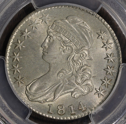 1814 (MS62) Capped Bust Half Dollar 50C PCGS - D.L Hansen Collection