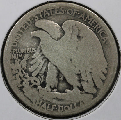 1921-D Walking Liberty Half Dollar 50C - G