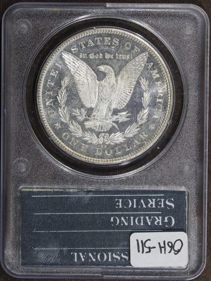1878-CC (MS60) Morgan Silver Dollar $1 PCGS OGH Rattler - Carson City
