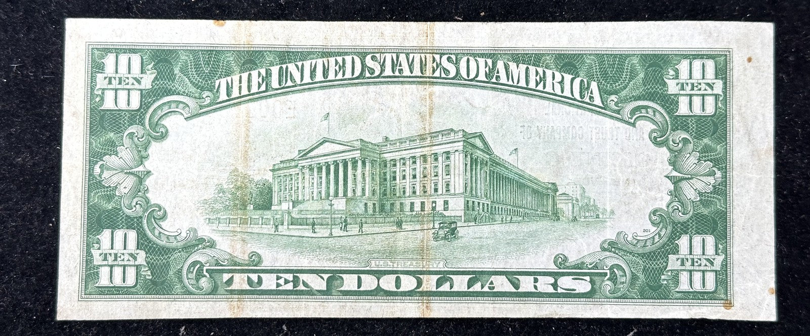 1929 $10 National - First National Bank and Trust Company of Ossining, NY #471