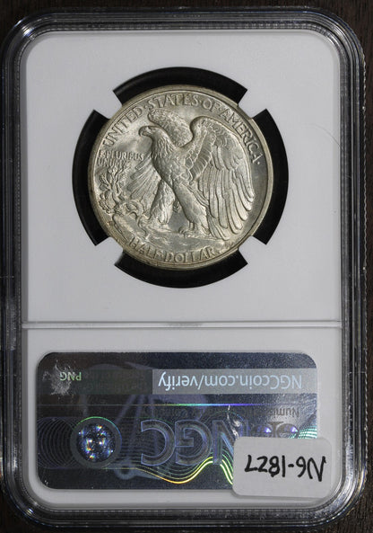 1937-D (MS64 CAC) Walking Liberty Half Dollar 50C NGC