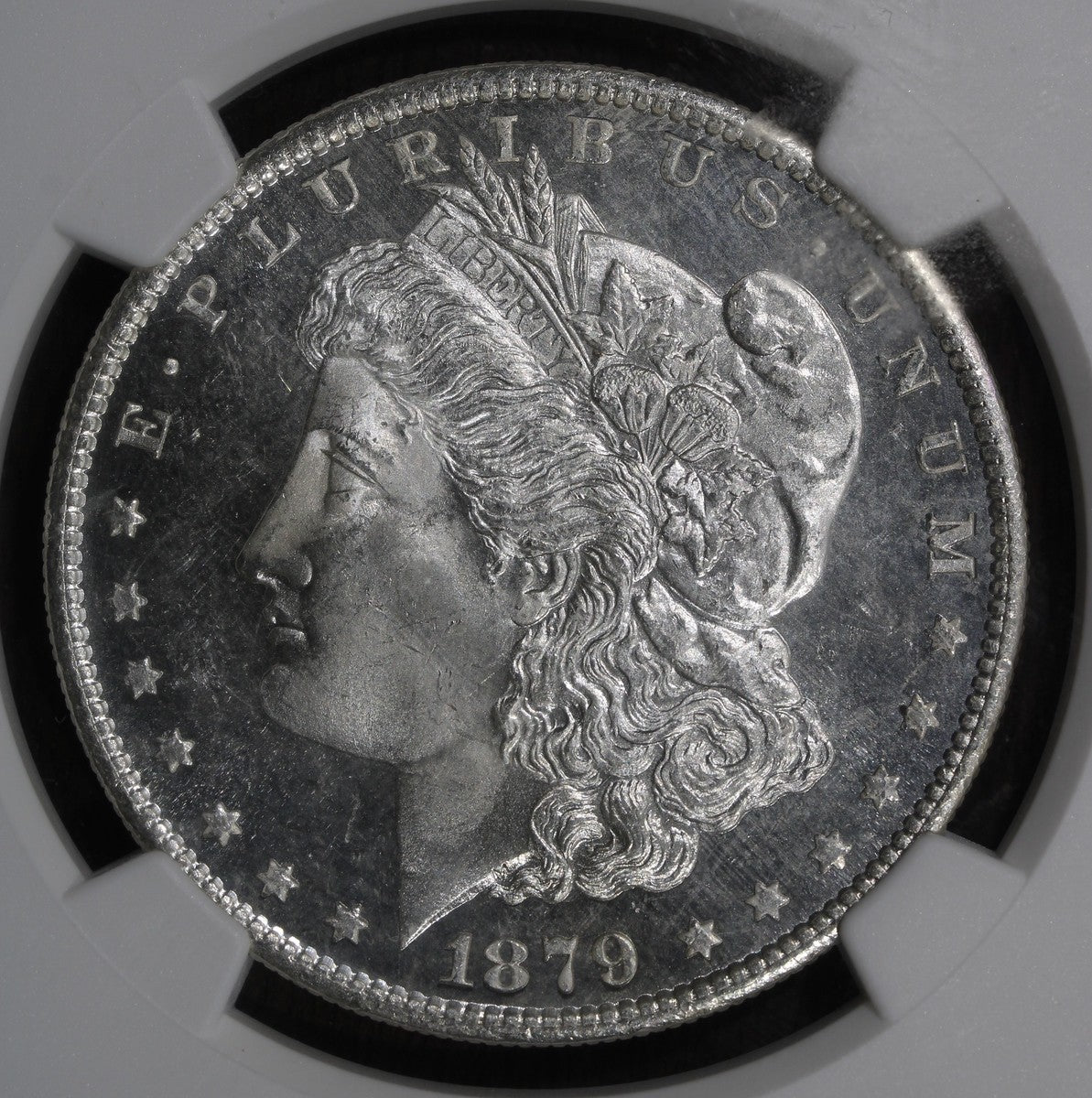1879-S (MS66+ PL CAC) Morgan Silver Dollar $1 NGC - Superb Gem Prooflike